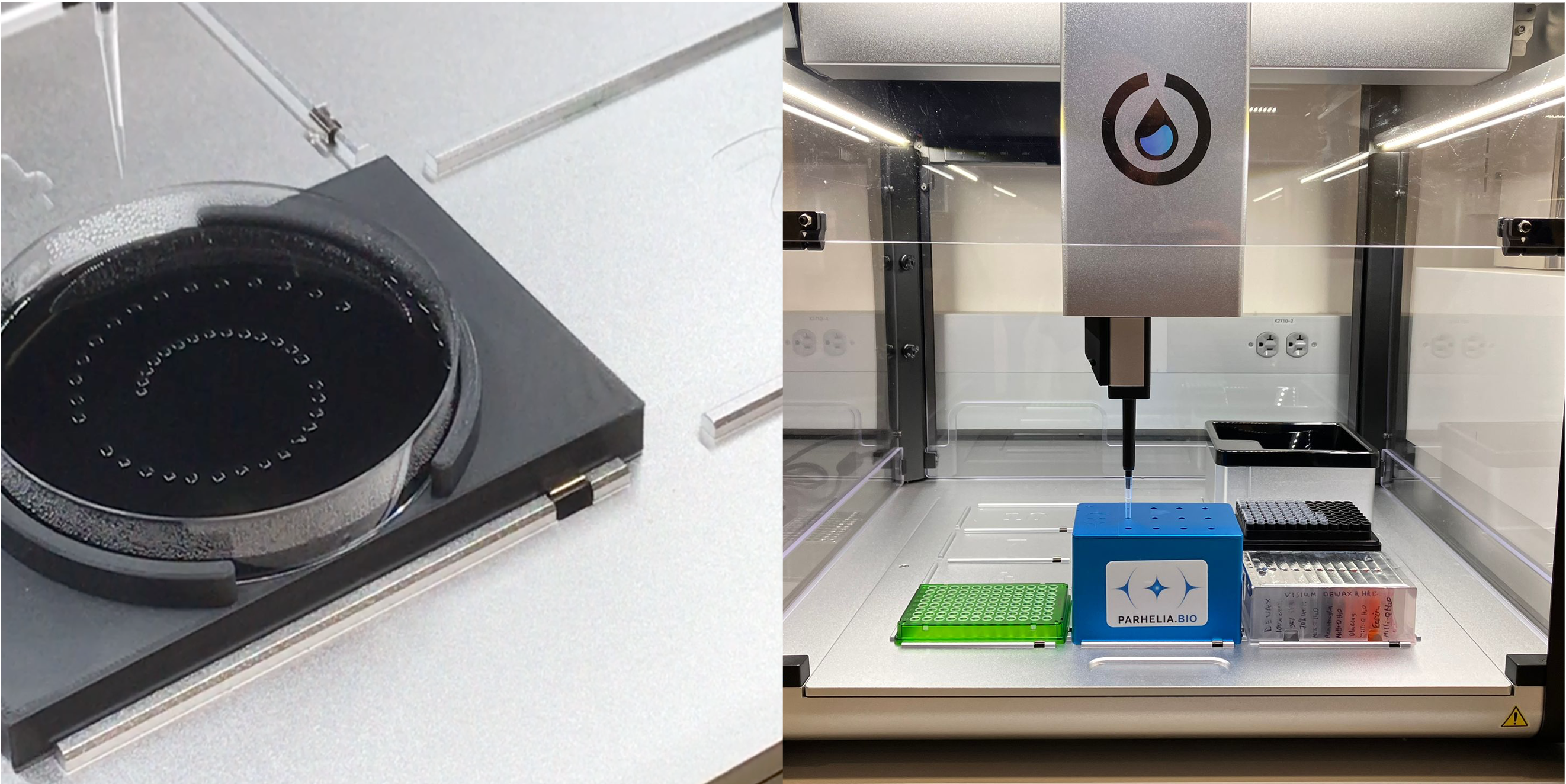 Opentrons OT‑2 workspace