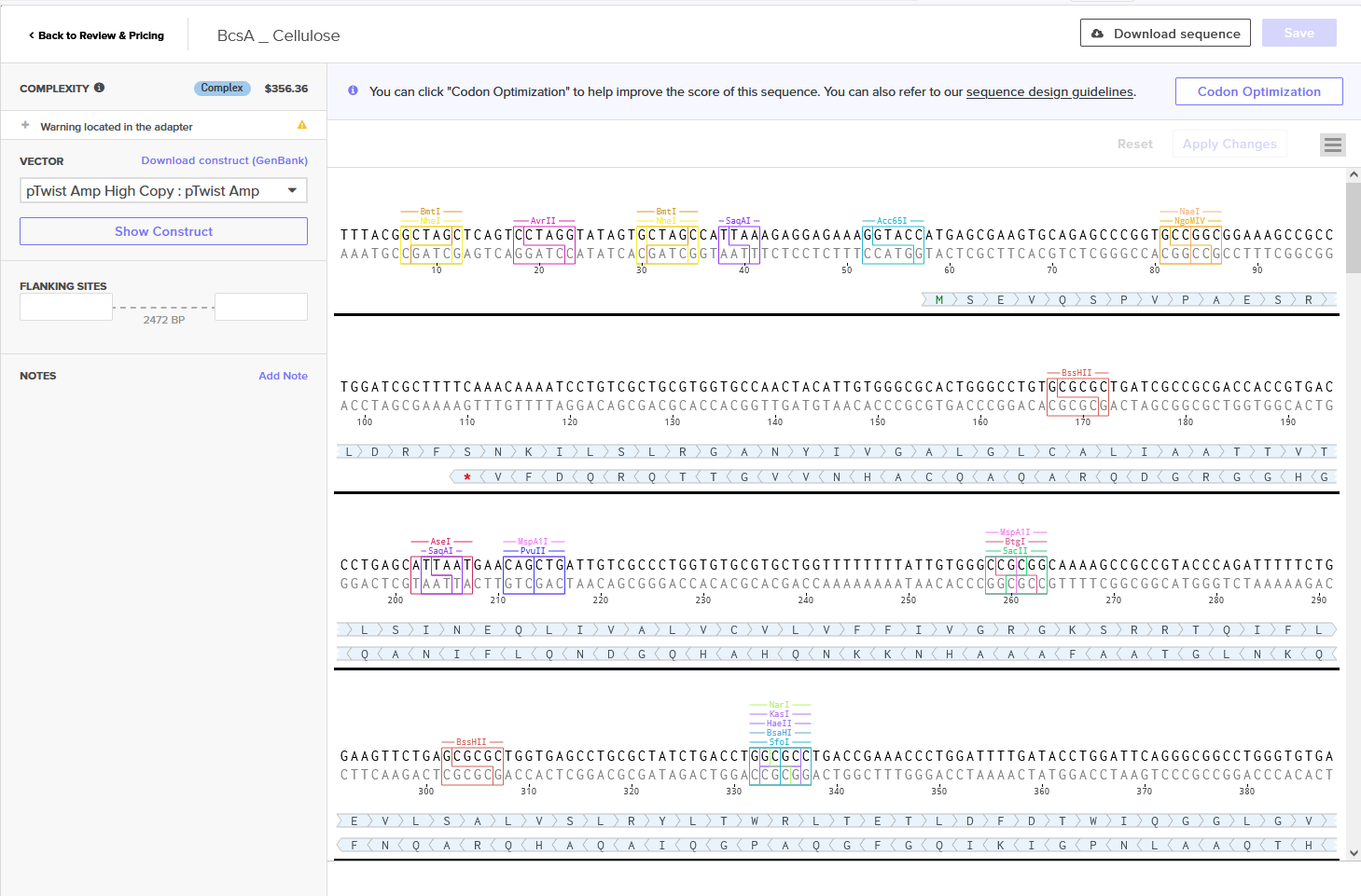 Debugging DNA
