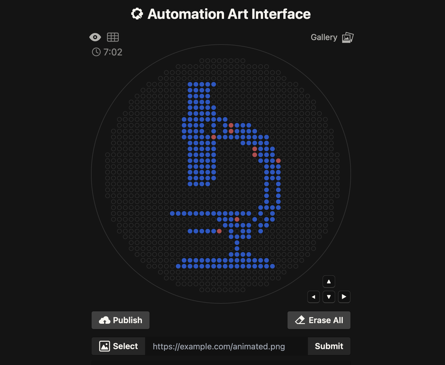Automation Art Interface screenshot