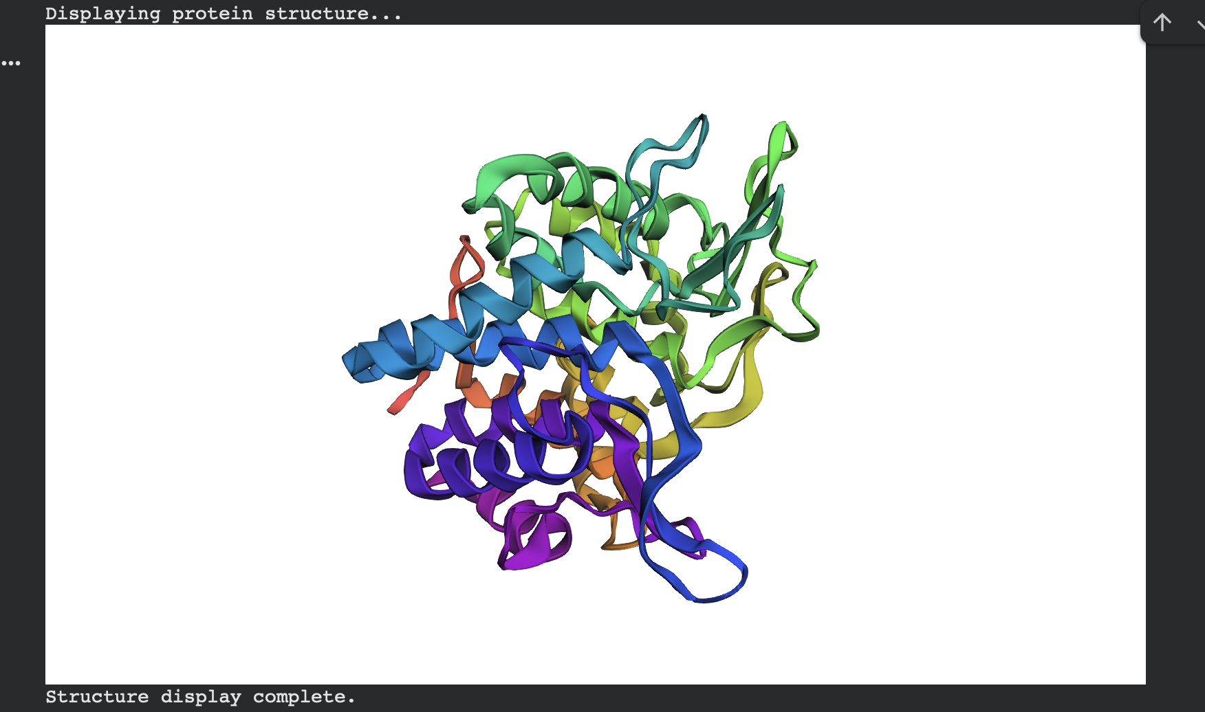 ProteinMPNN sample 1 structure (ESMFold)
