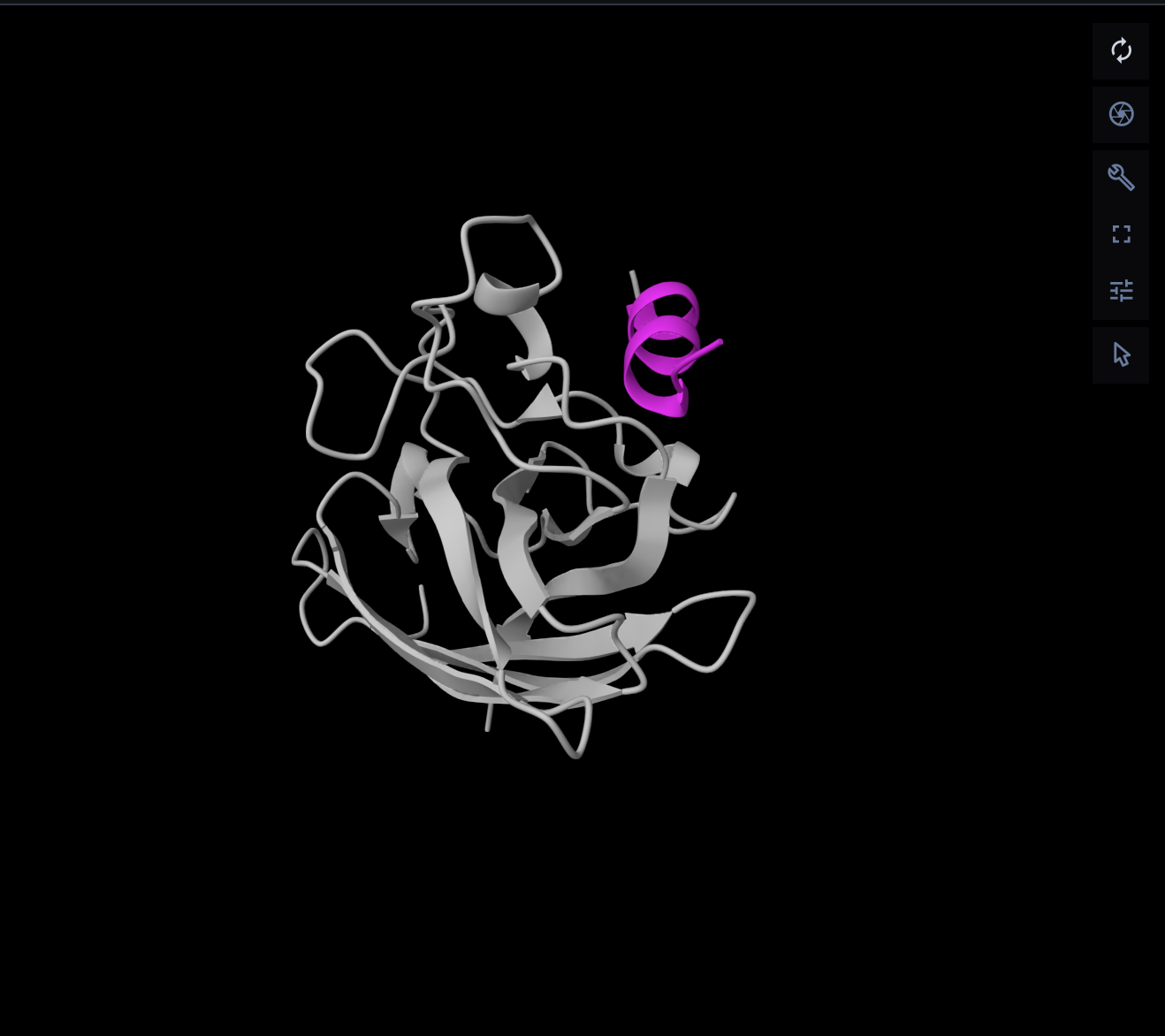 PepMLM-1 bound to A4V SOD1
