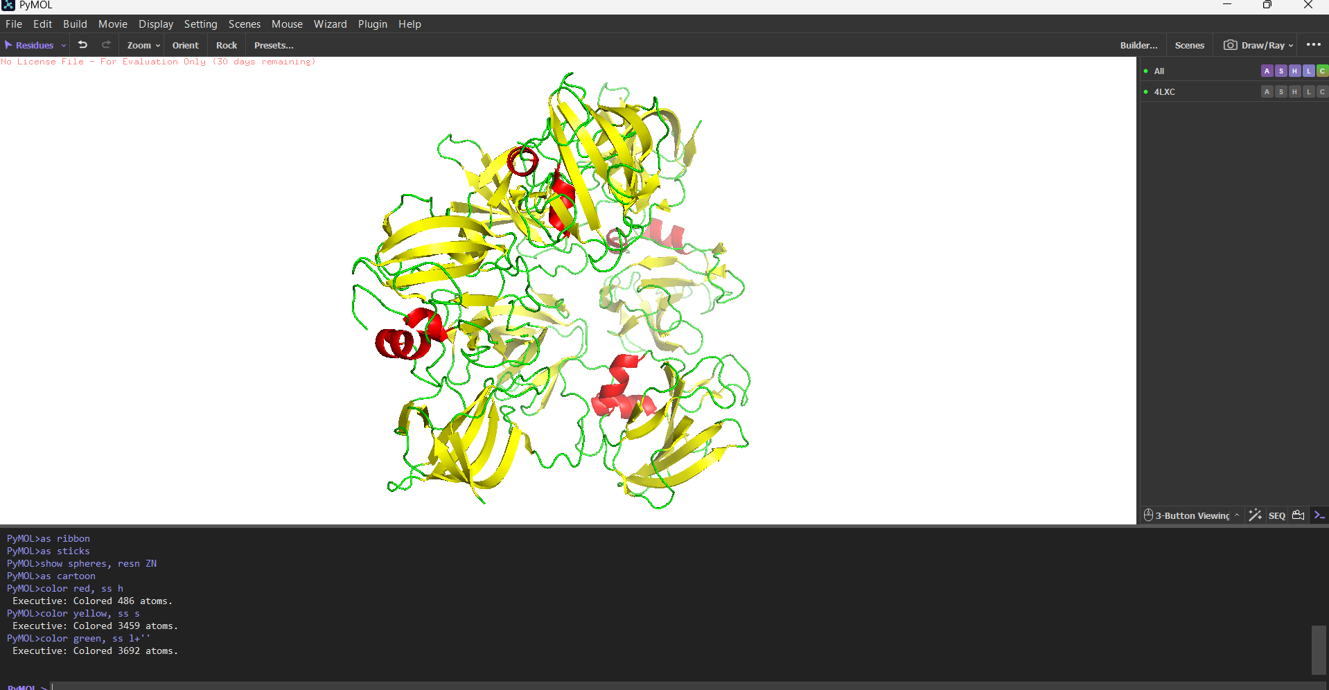 Coloured-by-secondary-structure