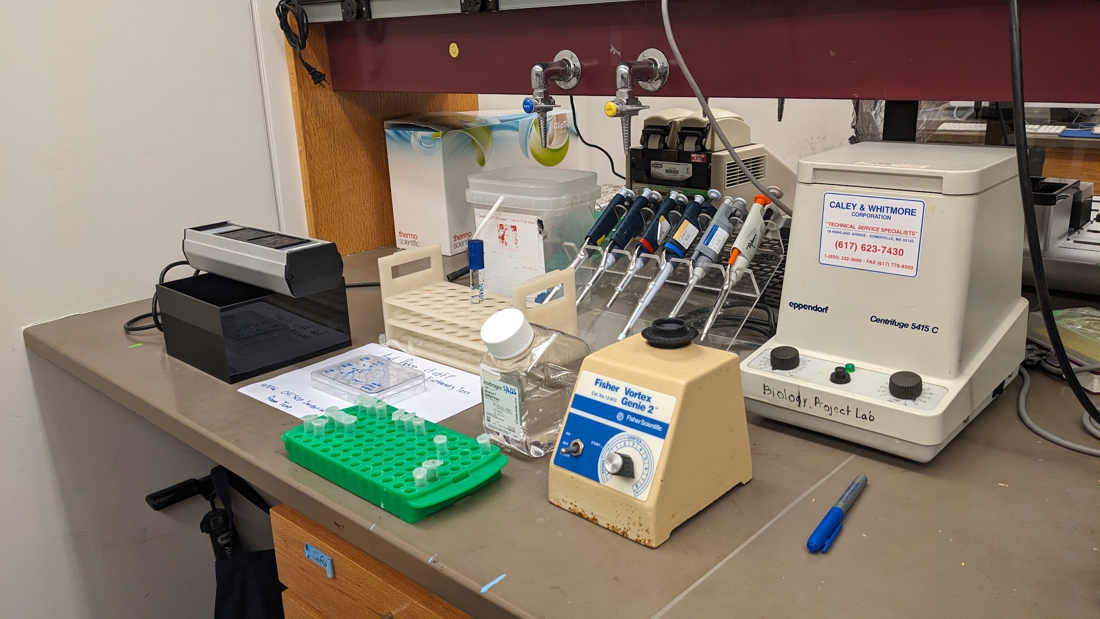 Wet-lab readiness photo collage