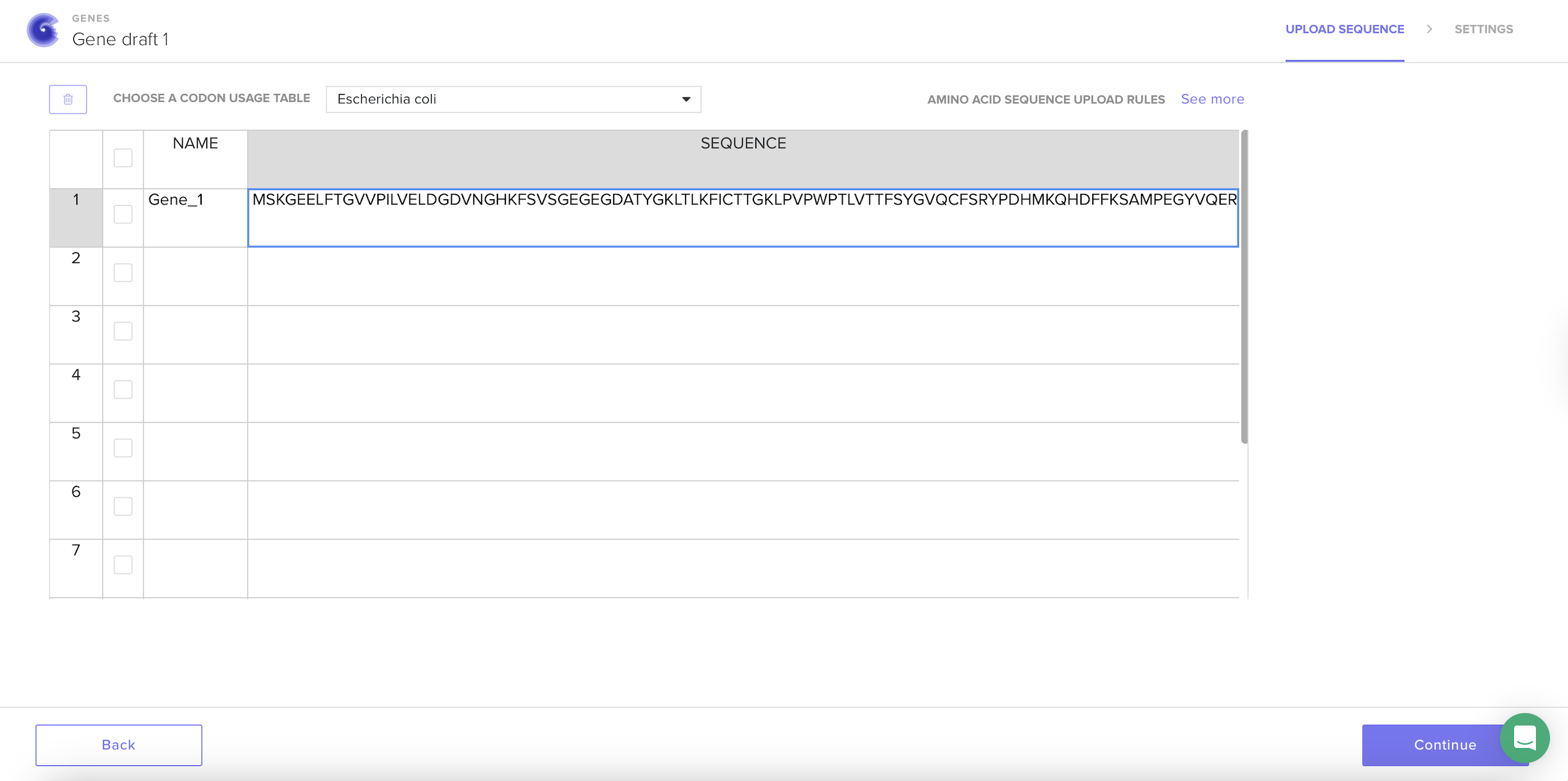 Editing for codon optimization