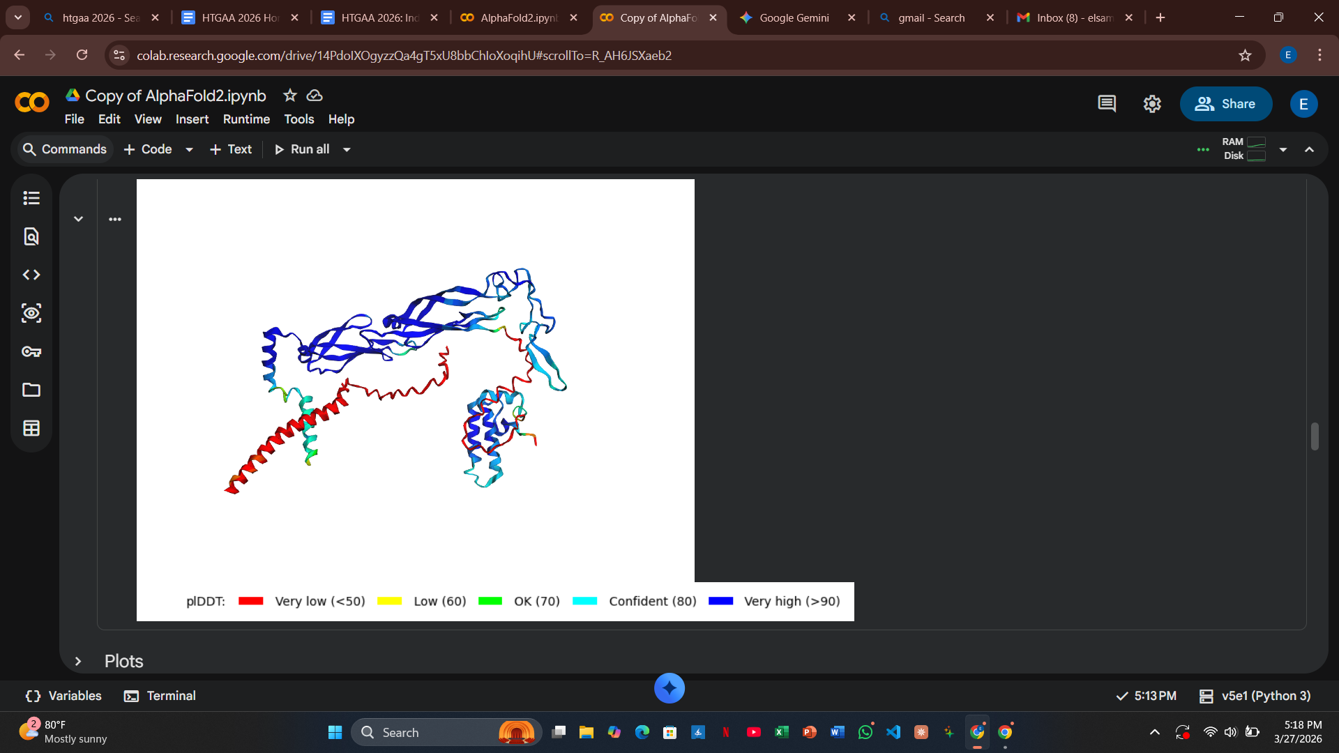 3D Structure of T3I Mutant