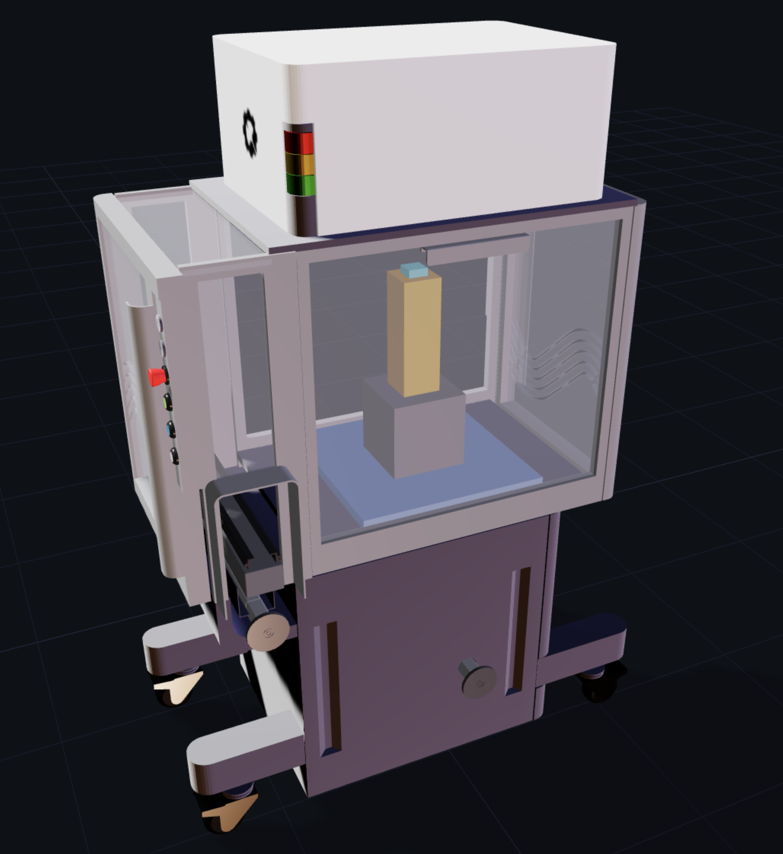 Single RACS unit — personalized labware