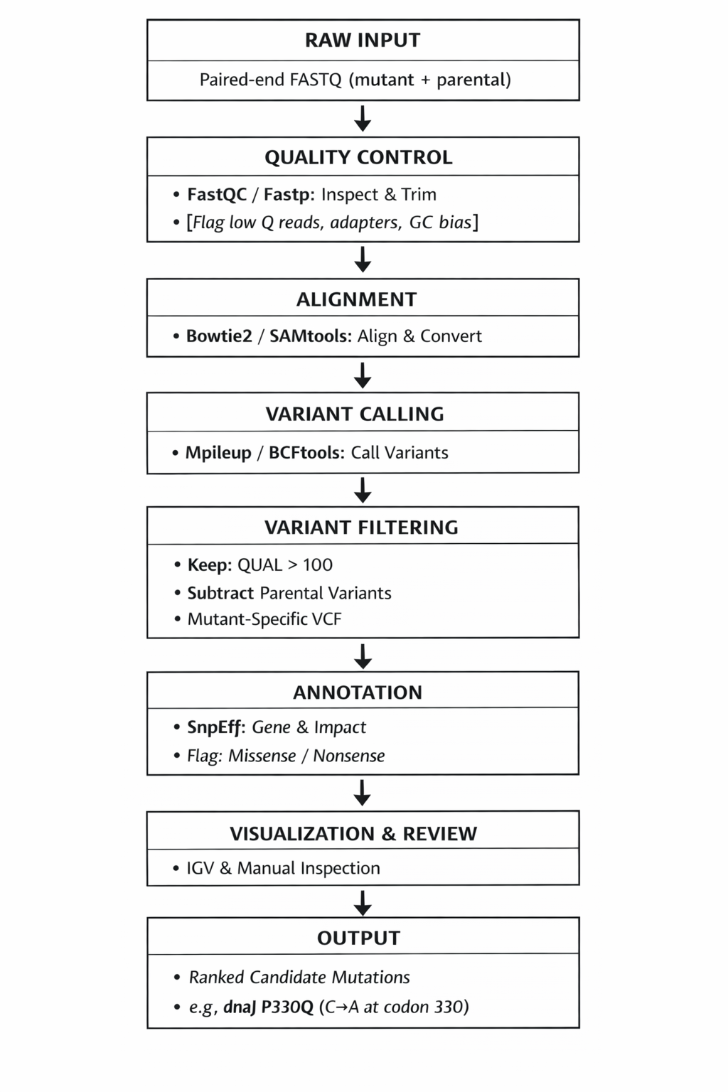 John&rsquo;s pipeline schematic