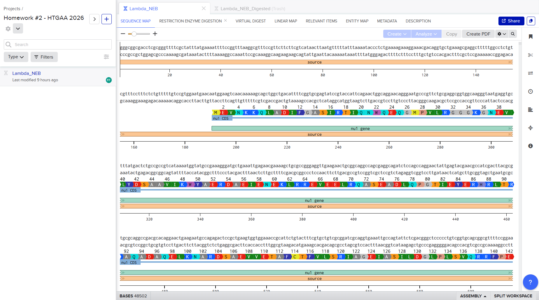 Benchling and Lambda DNA)