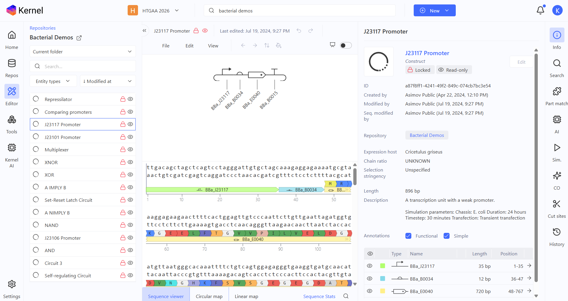 J23117 promoter demo