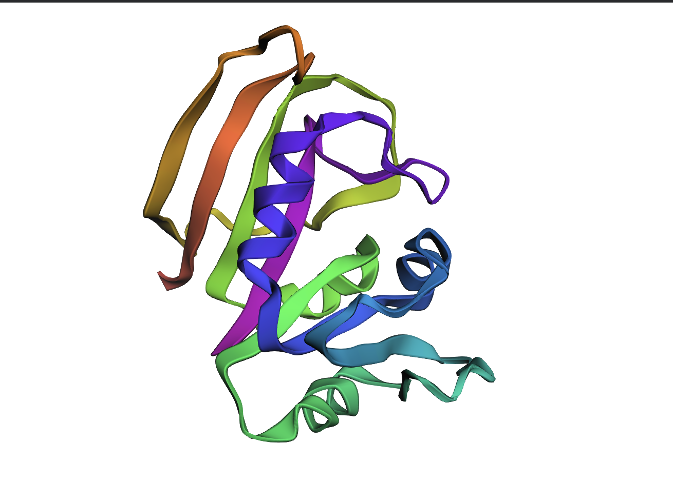ESMFold prediction of WT DHFR sequence