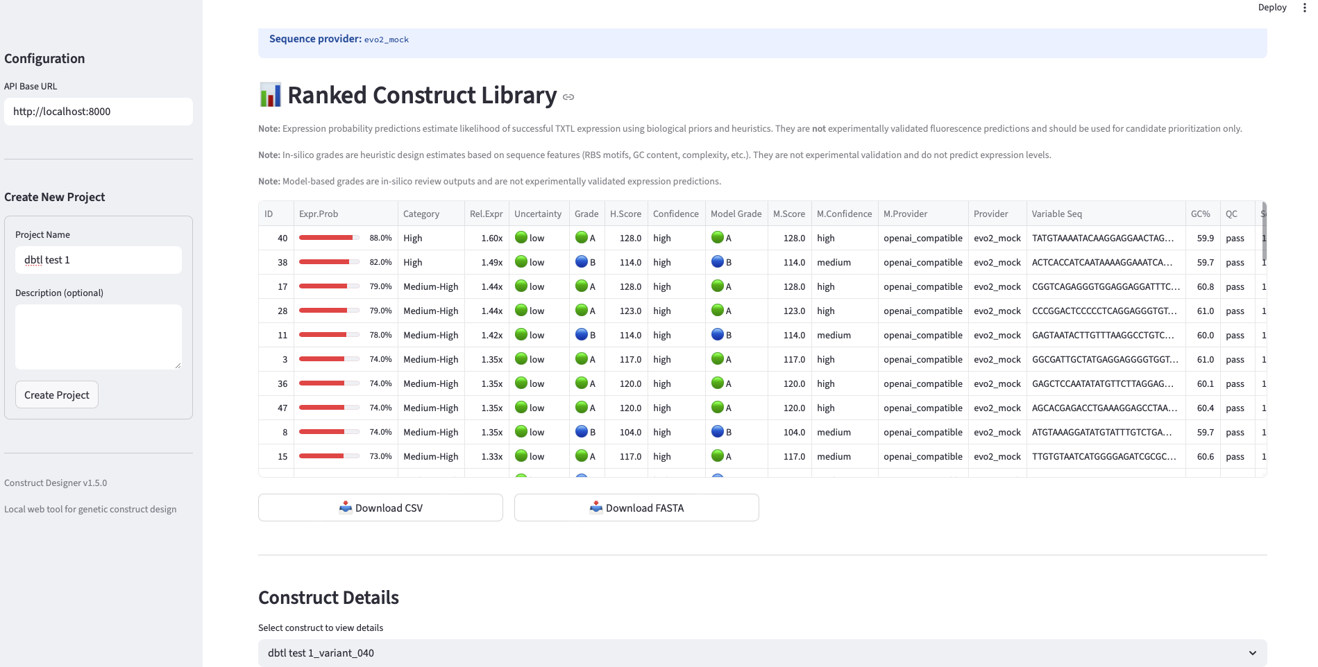 RankedConstructLibrary