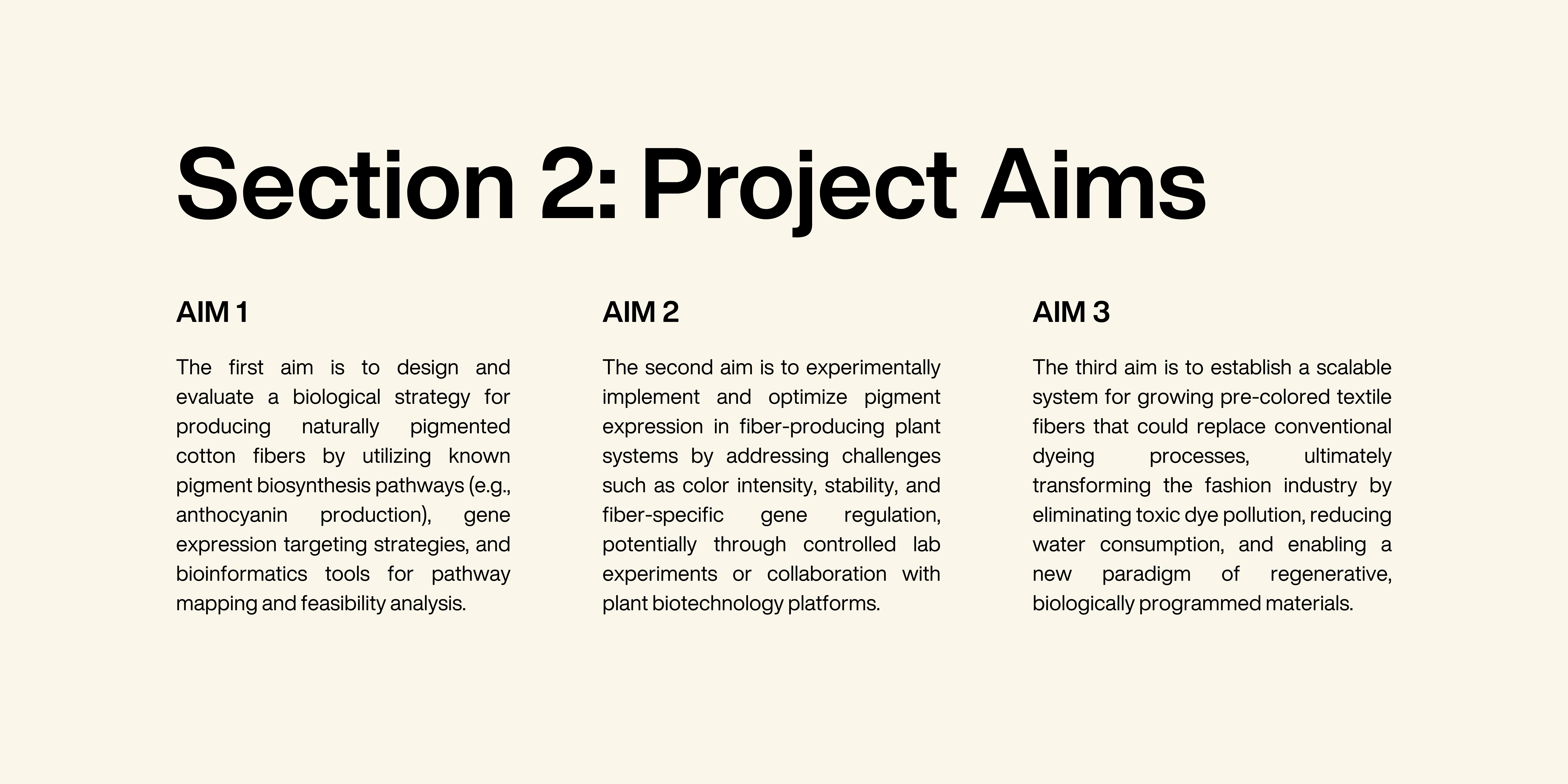 aims