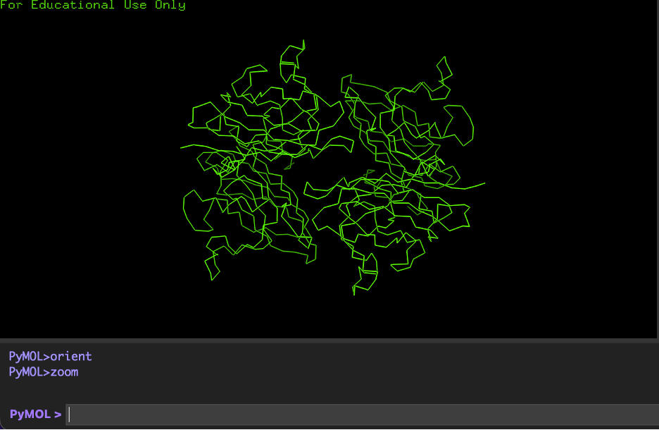 Ribbon view — ECSOD backbone