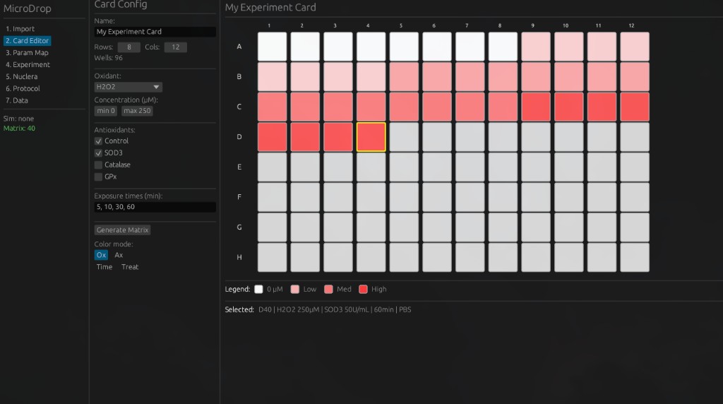 MicroDrop Card Editor