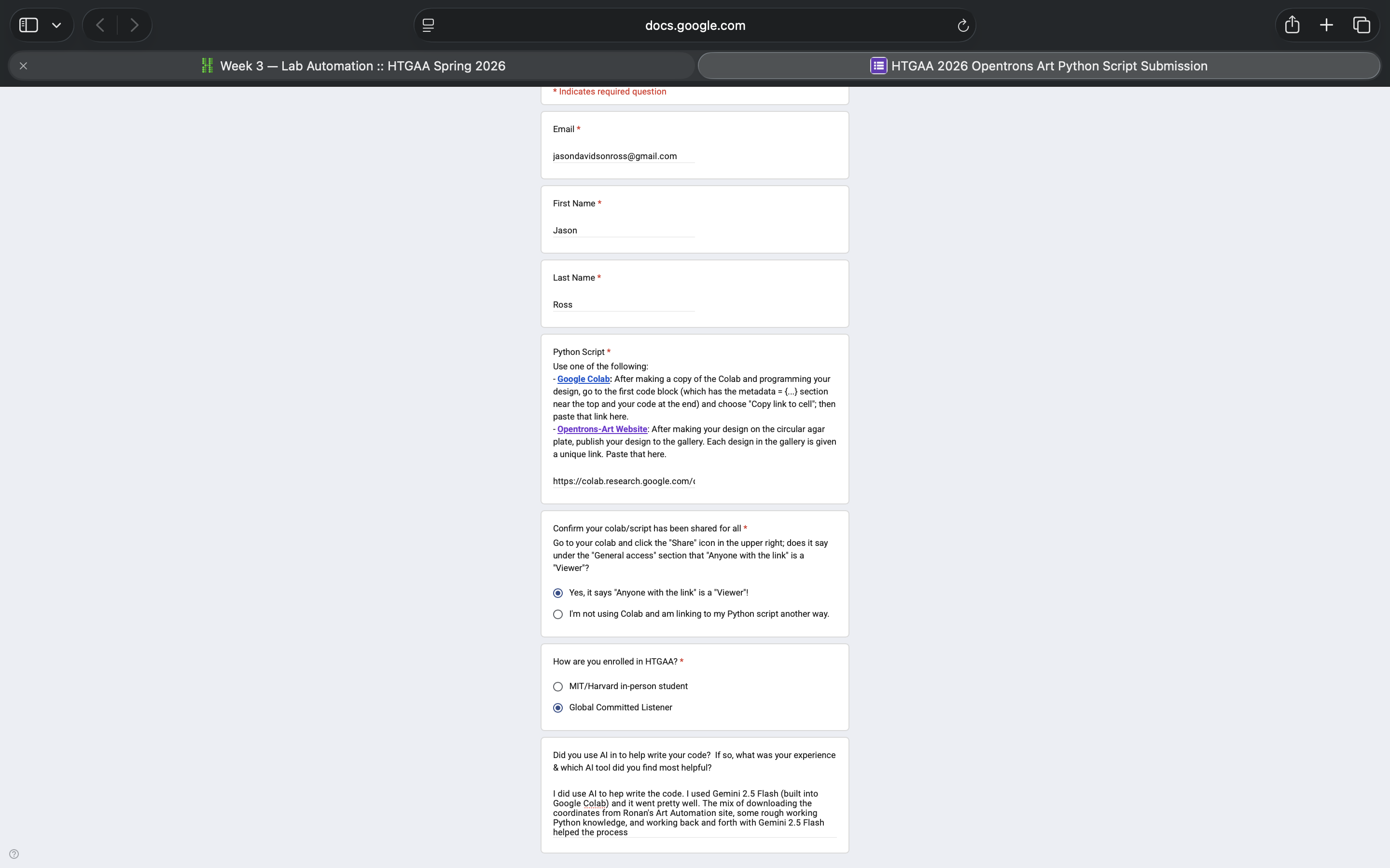 PythonFormSubmissionScreenshot