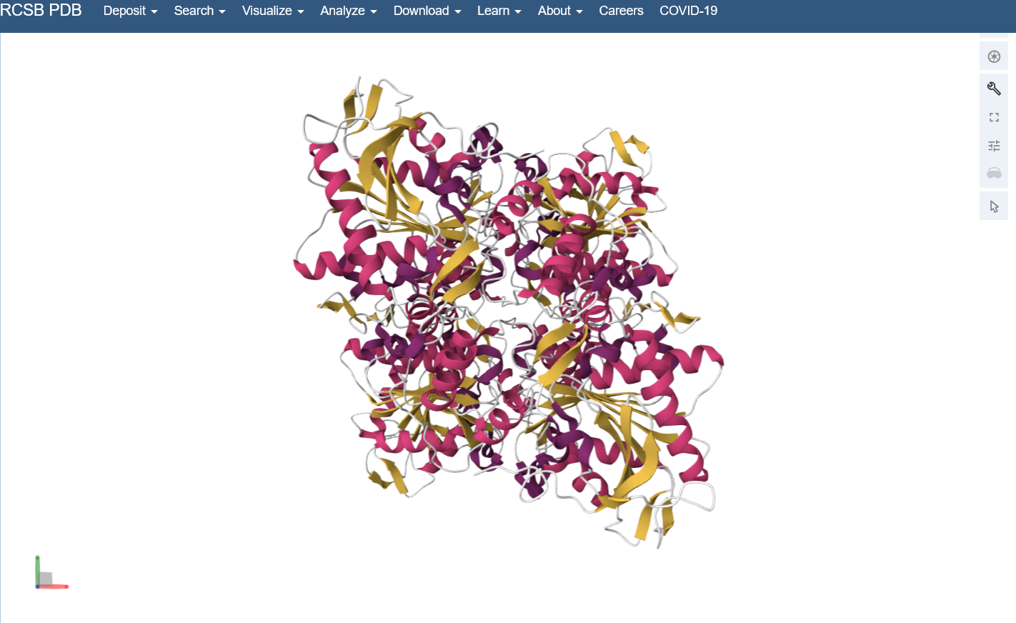 cartoon colored by secondary structure