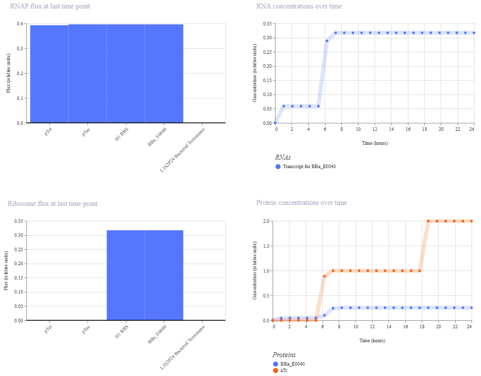 simulation output