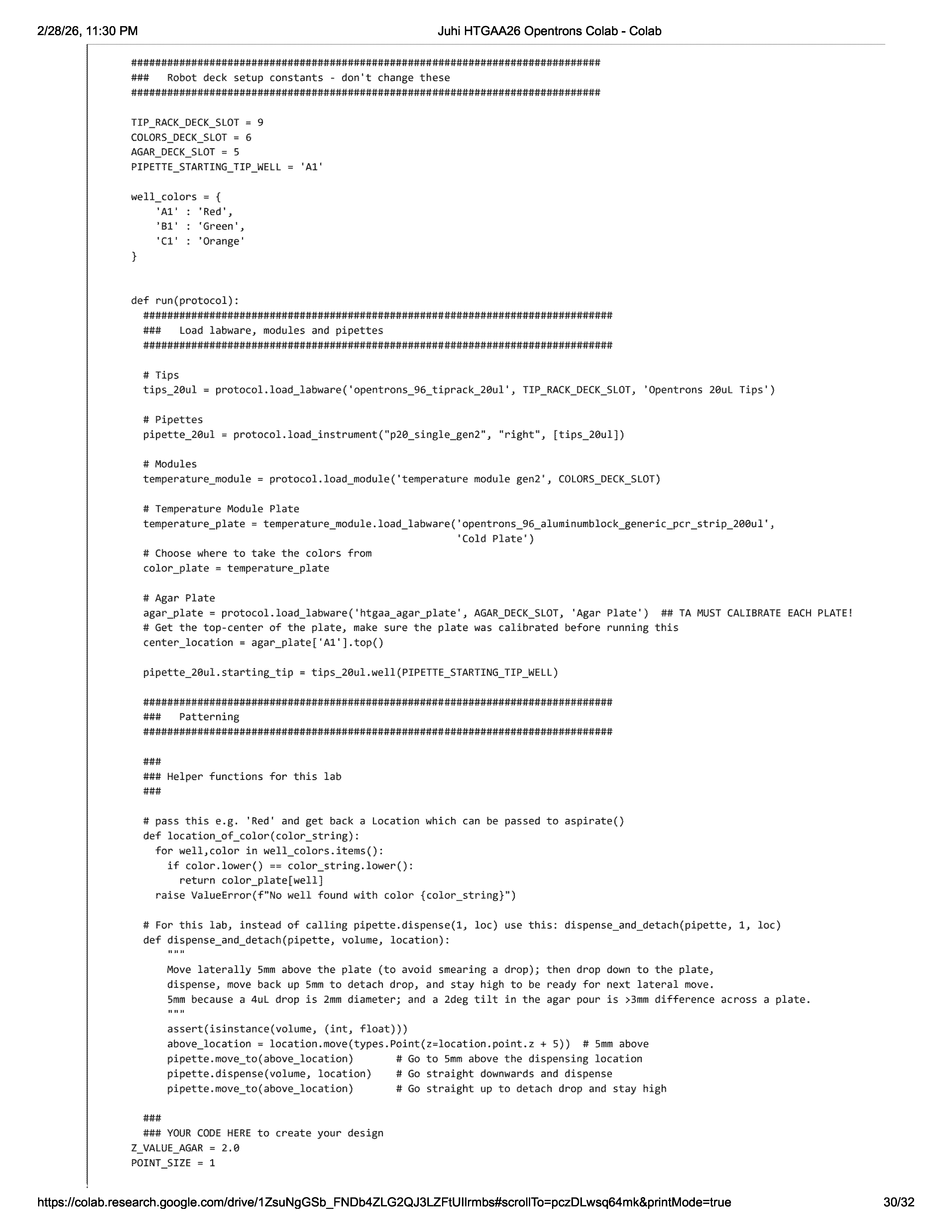 python script