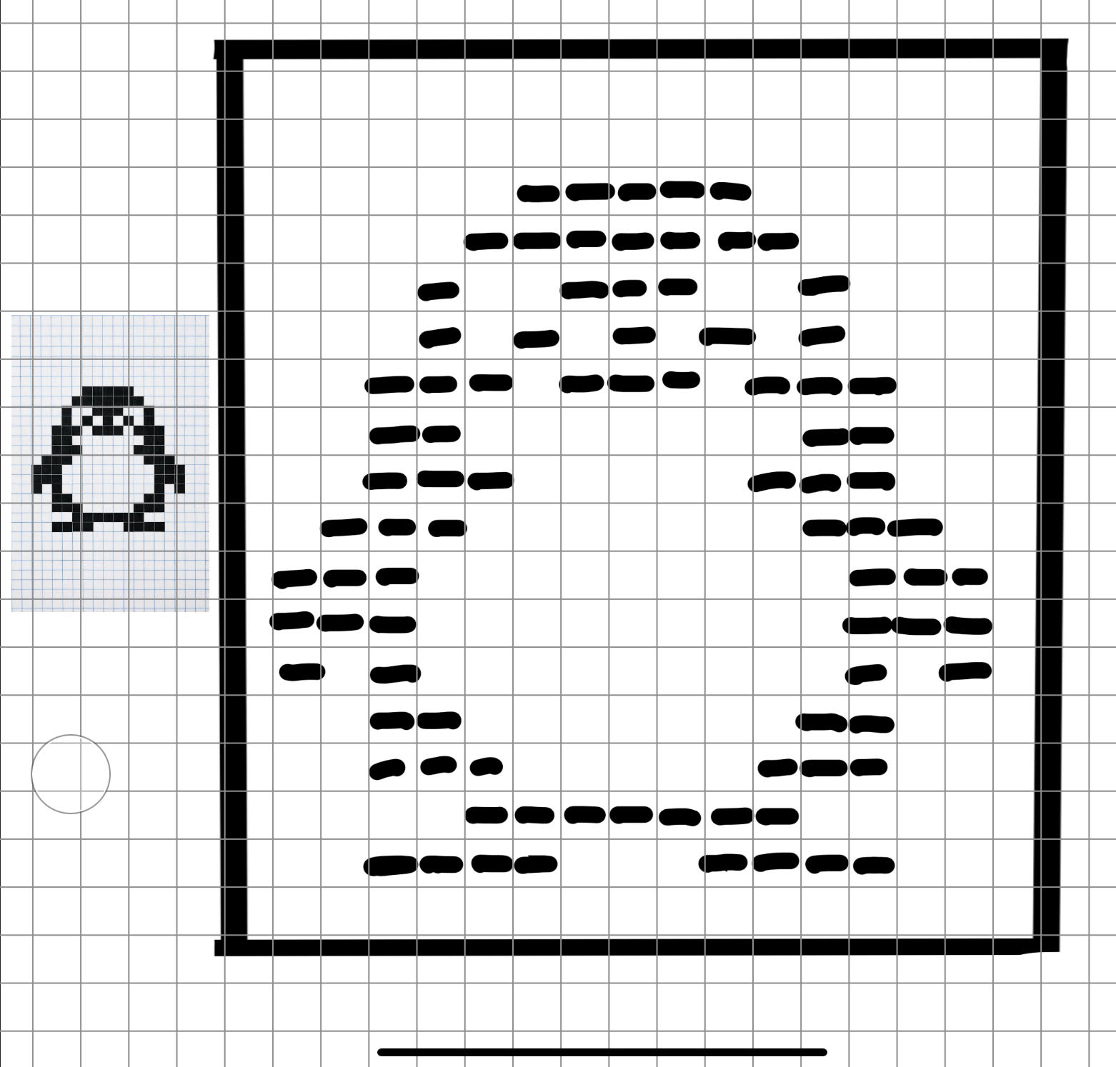 Penguin sketch