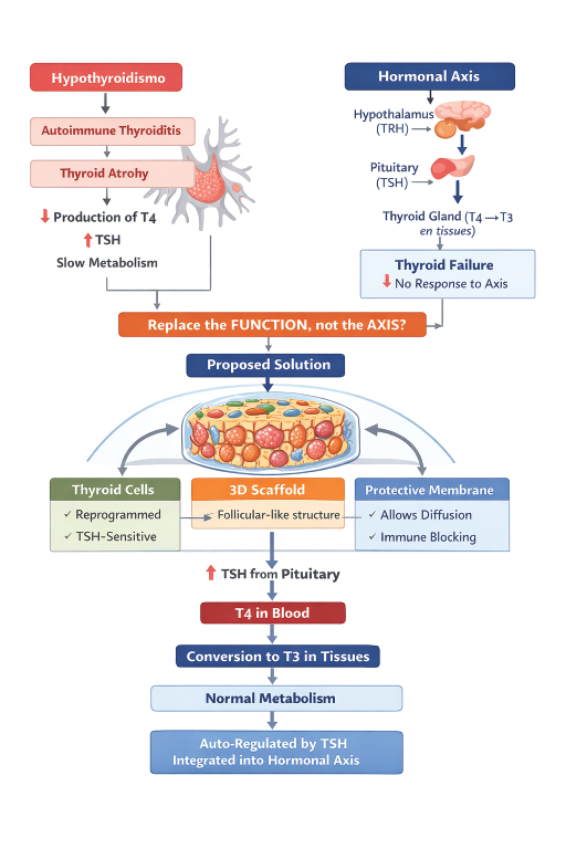Thyroid implant scheme