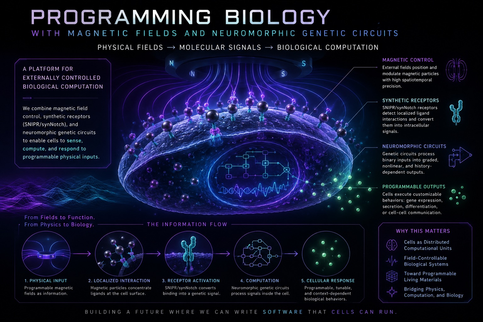 Programming Biology project infographic