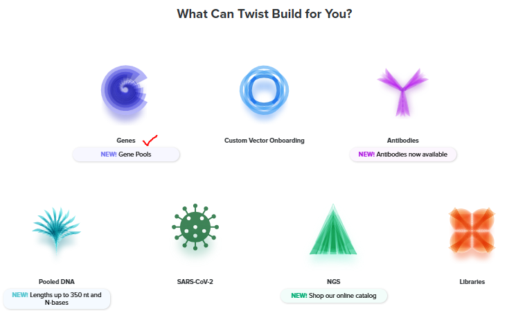 Twist Genes Selection