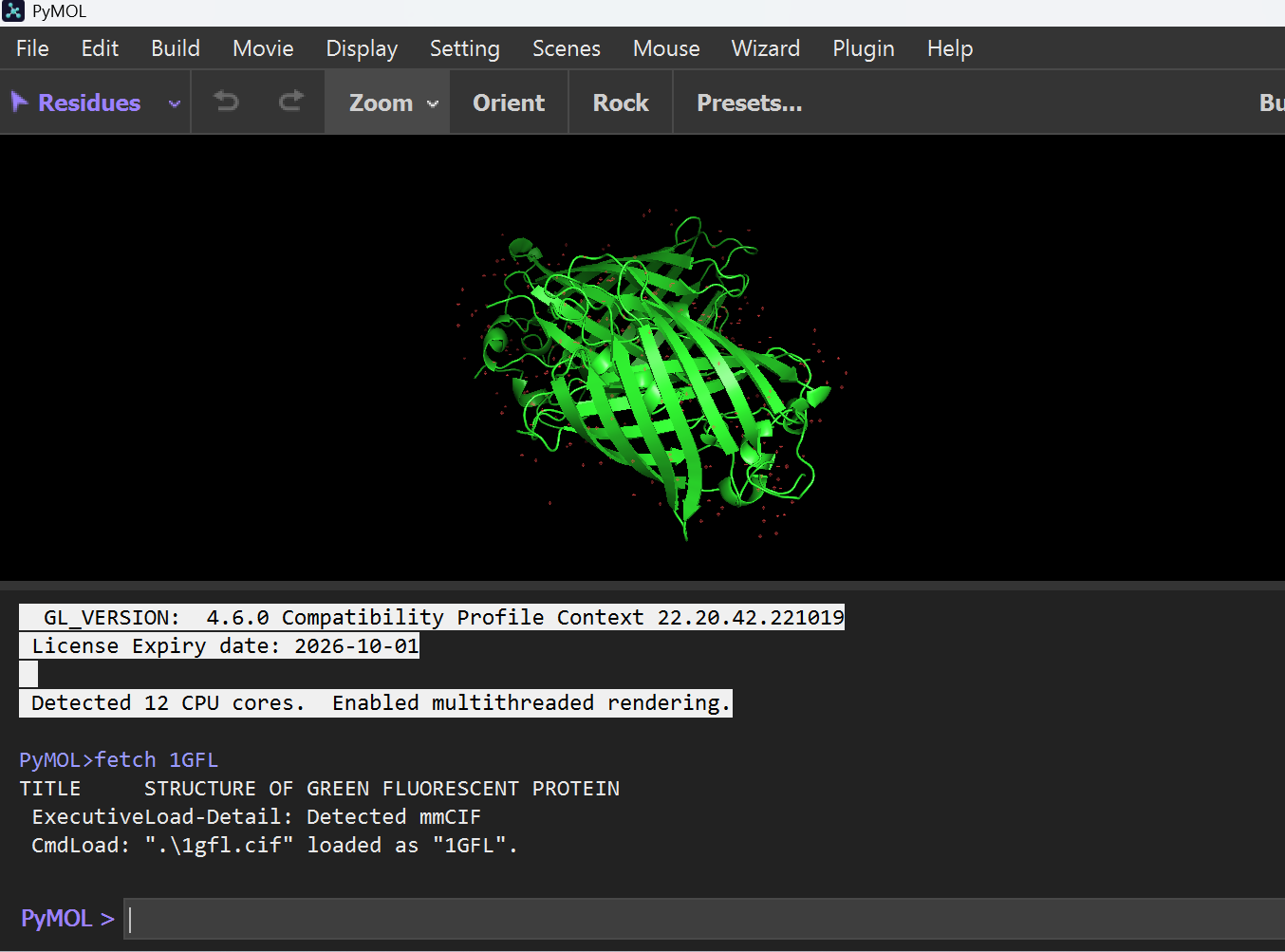 1GFL Protein Structure