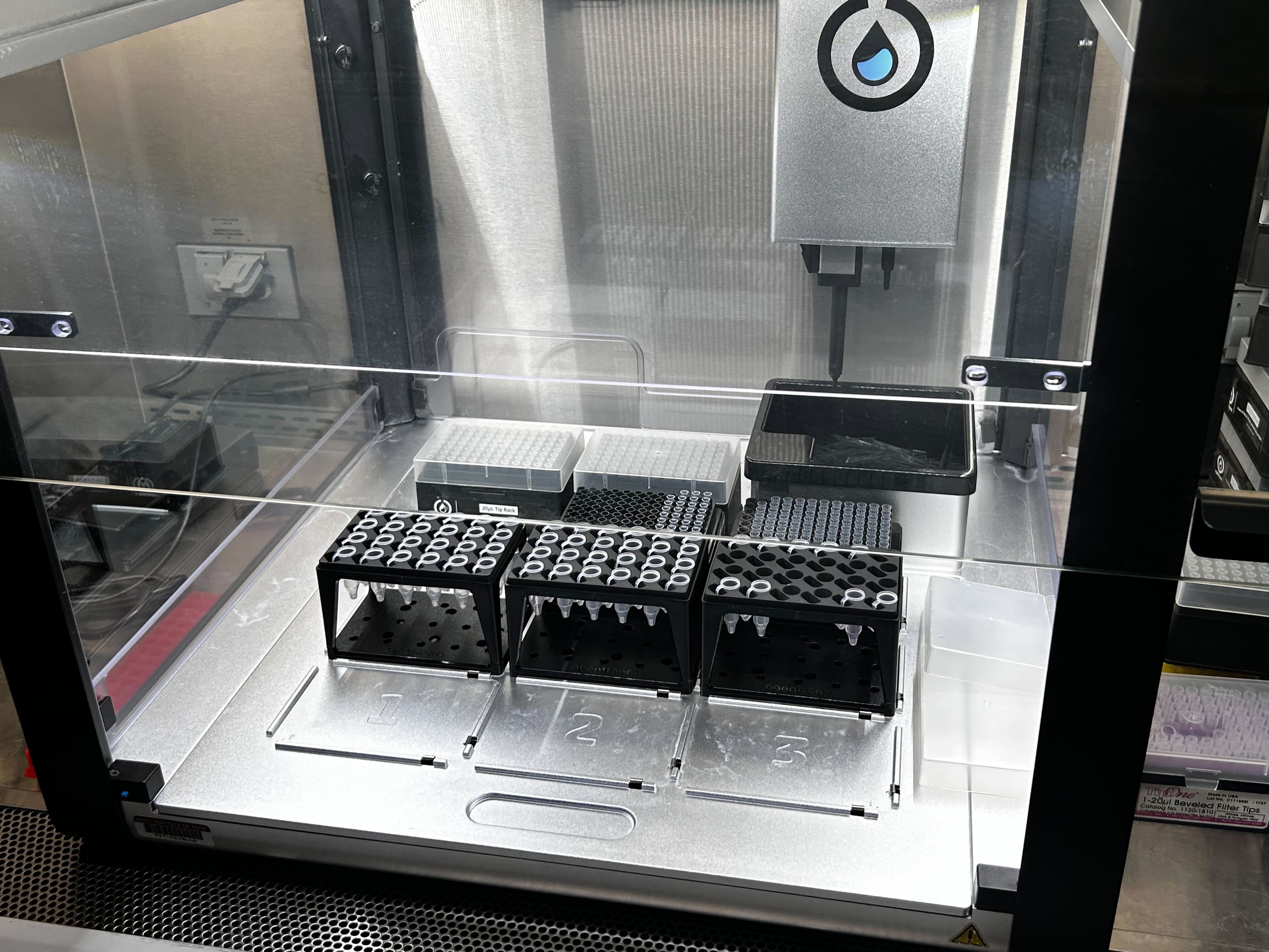 Opentrons setup