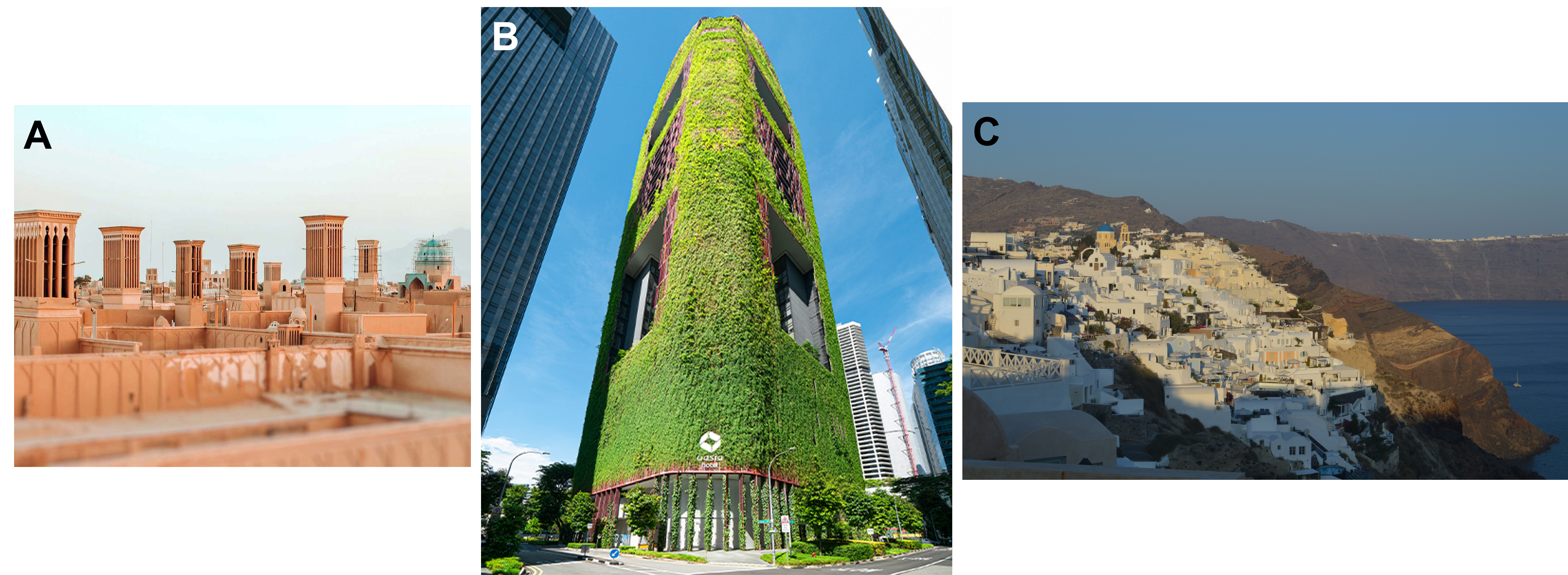 Buildings acclimating to their settings