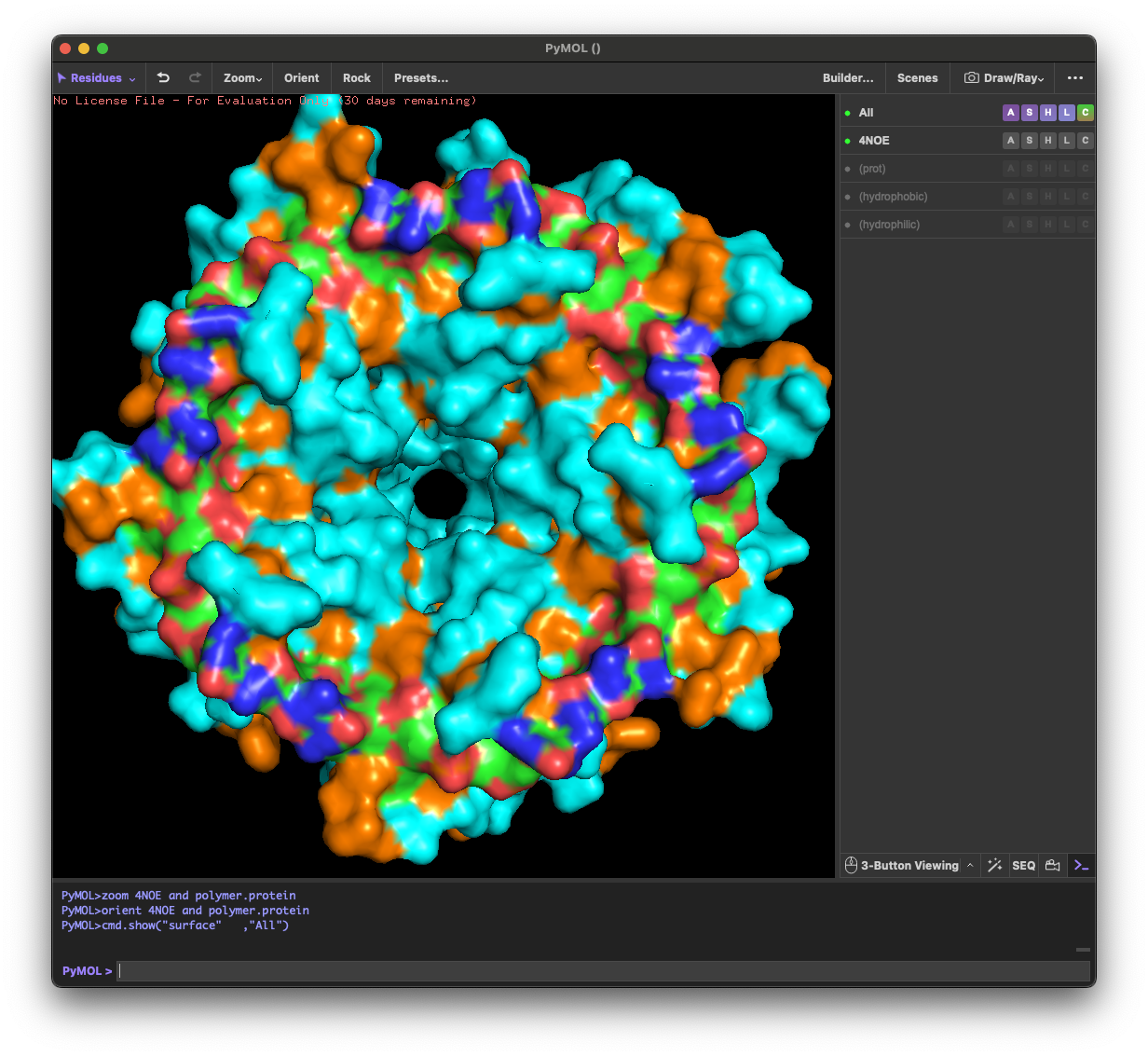 PyMOL-4NOE