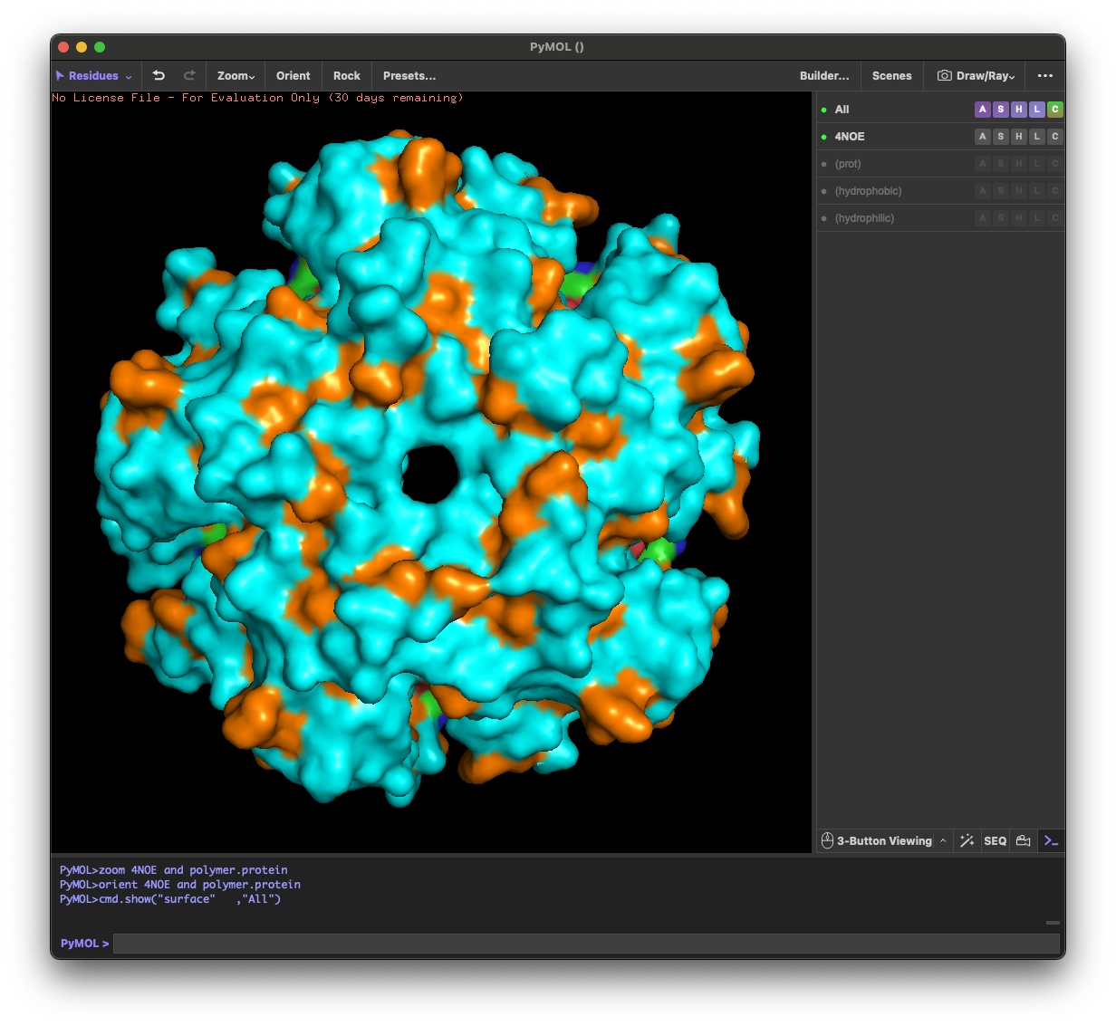 PyMOL-4NOE