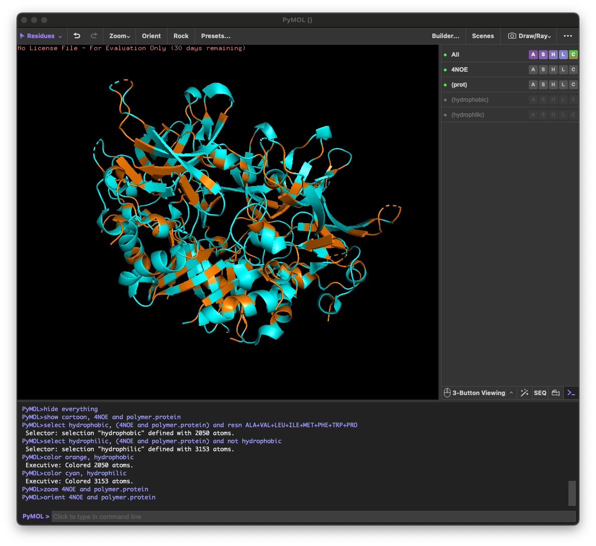 PyMOL-4NOE