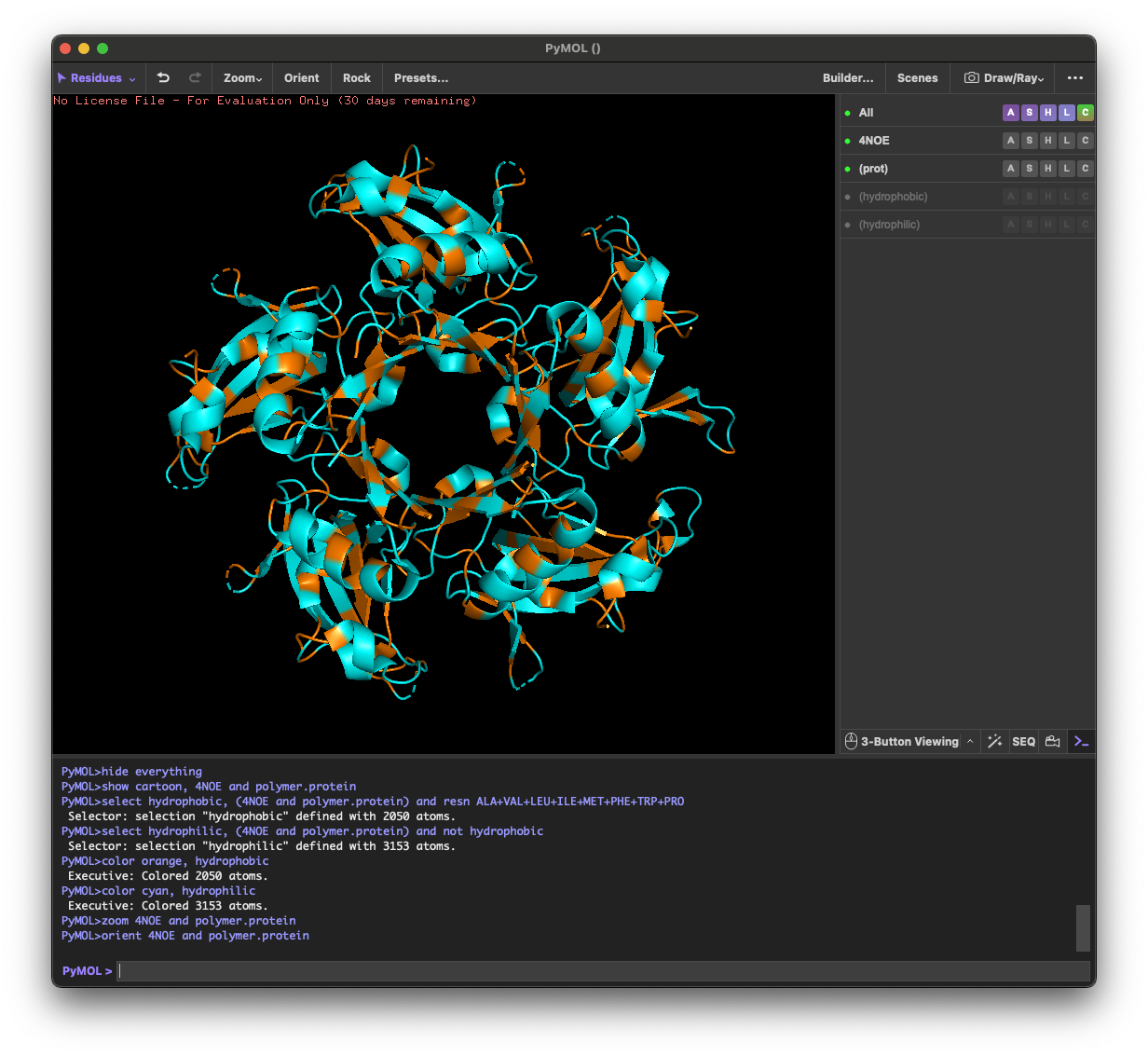 PyMOL-4NOE
