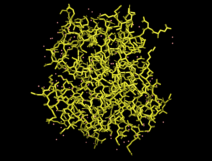 Ball and stick representation of 5IZ2