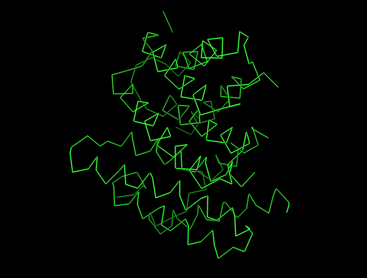 Ribbon representation of 5IZ2
