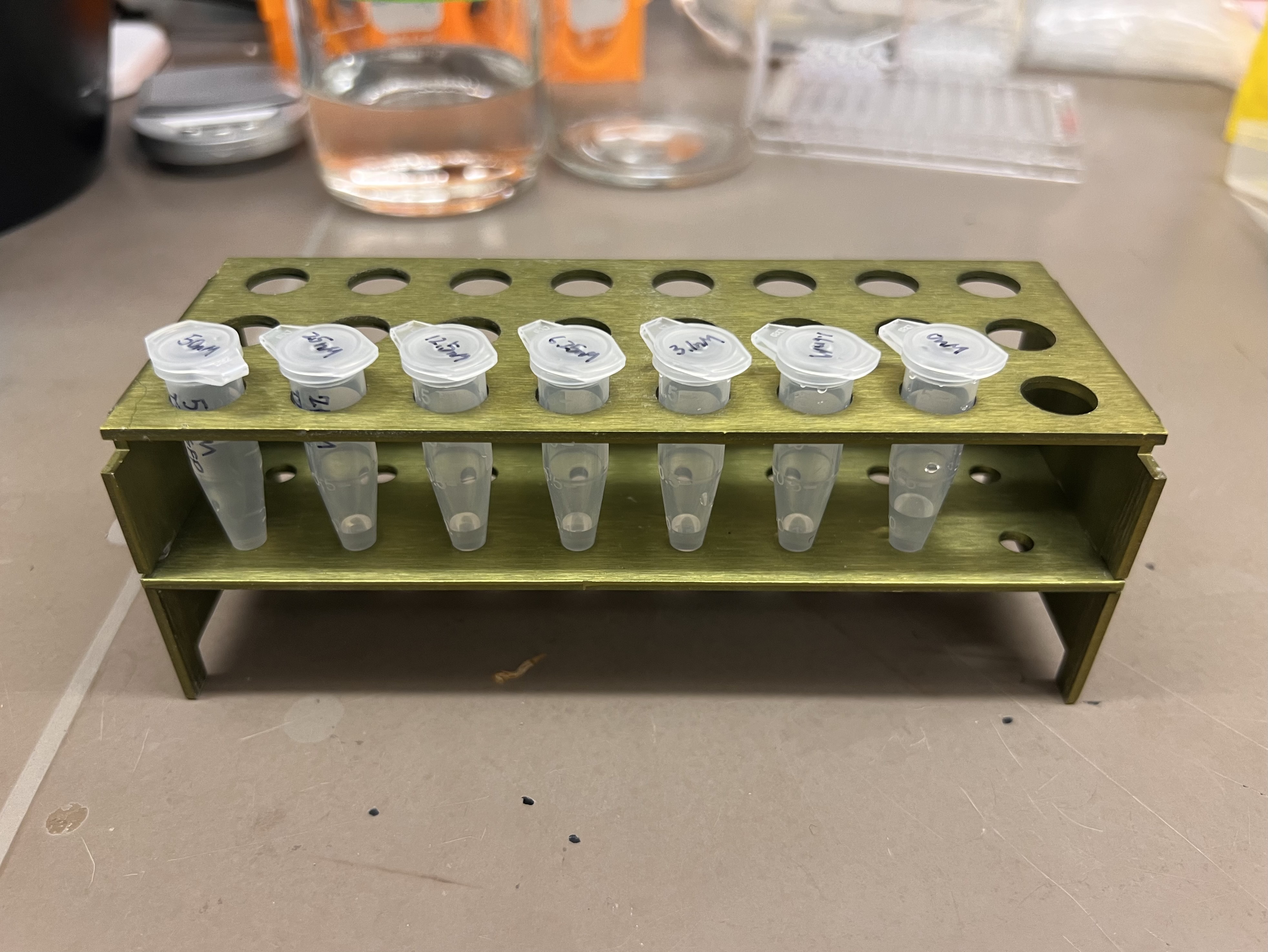 DNA serial dilution