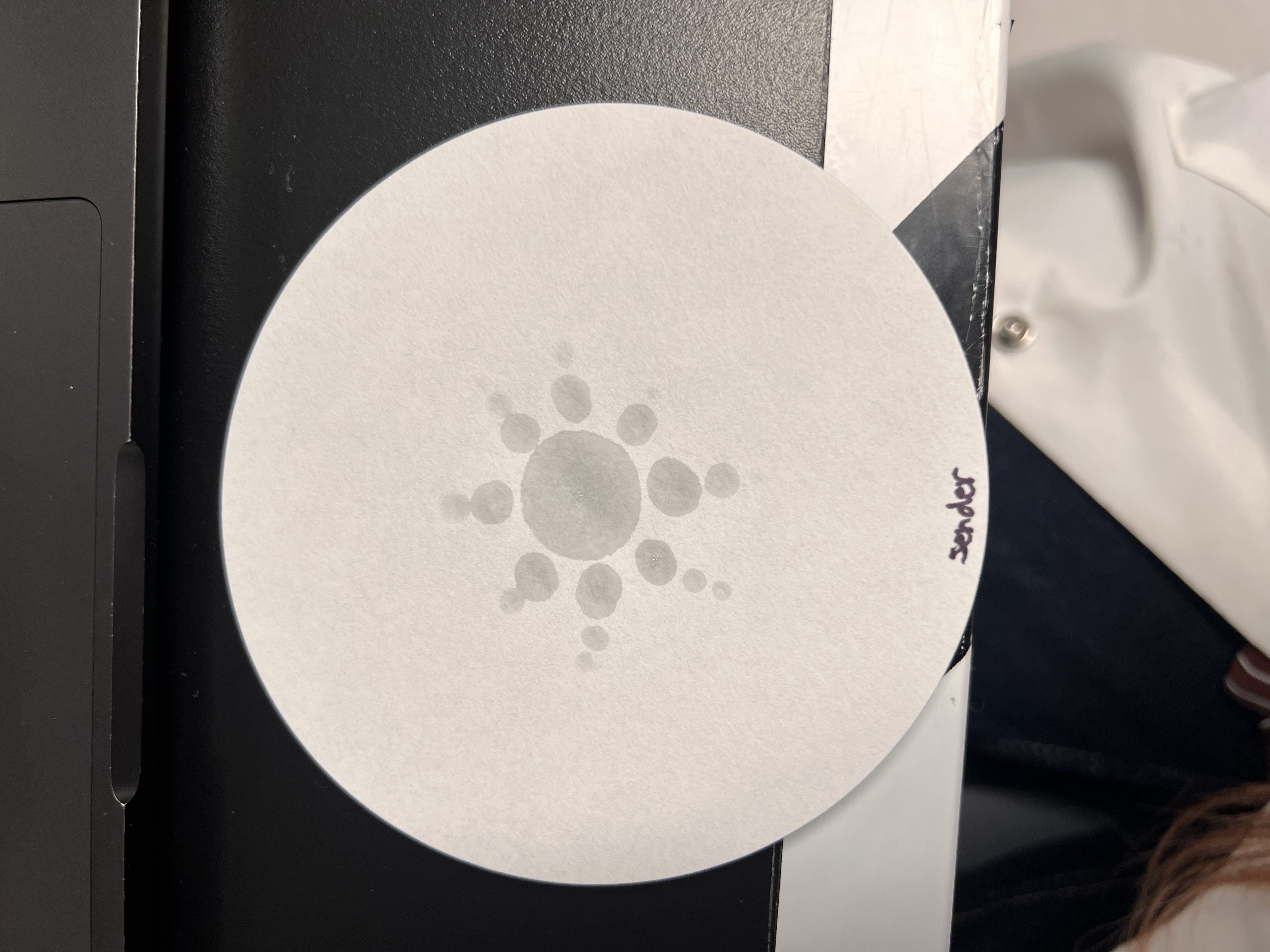 Paper 2: Sender center with receiver spots