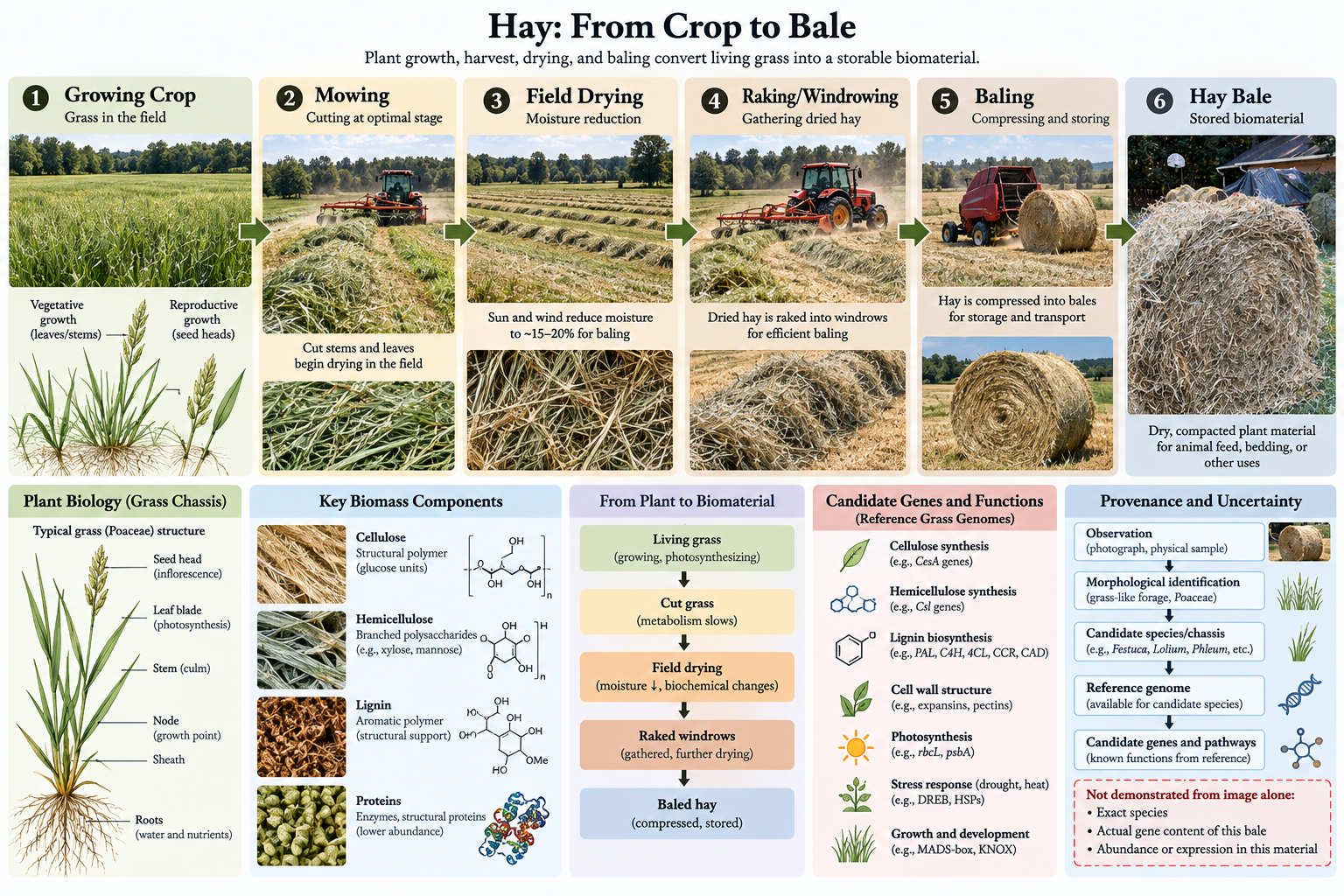 Hay Biology Field to Bale inputs