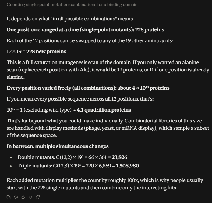 Only 4.1 quadrillion proteins
