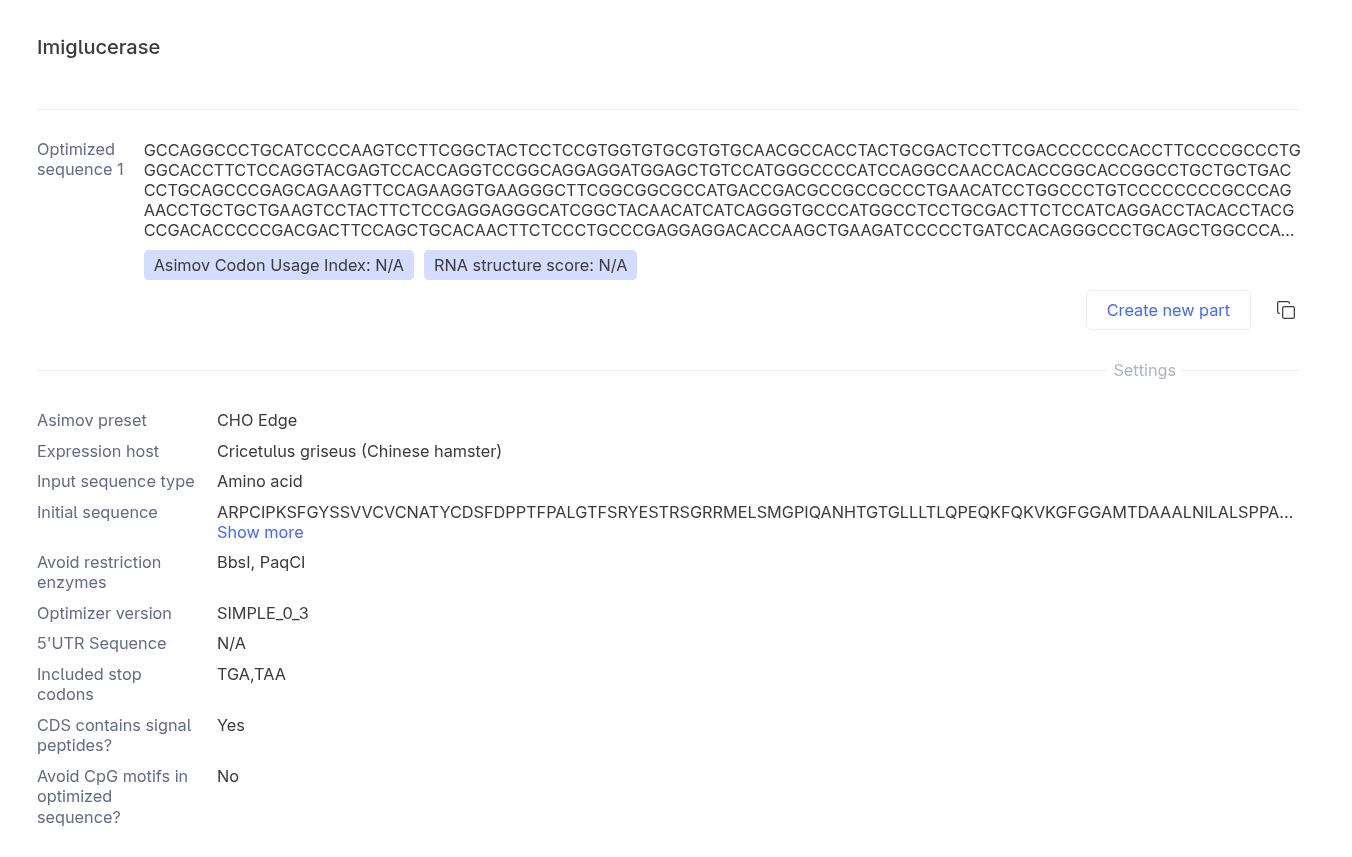 Codon Optimization