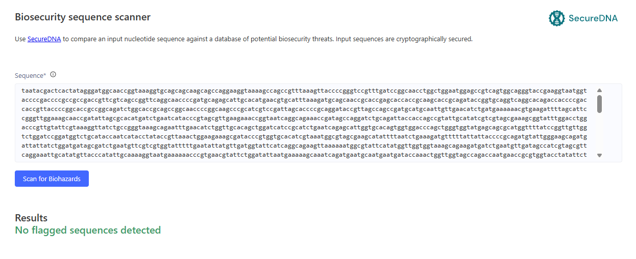 Biosecurity
