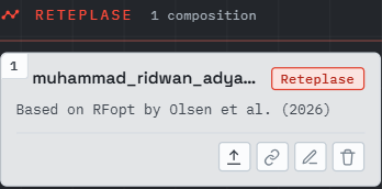 Reteplase Formulation by Ridwan